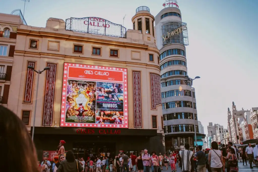 the cine calao in madrid spain