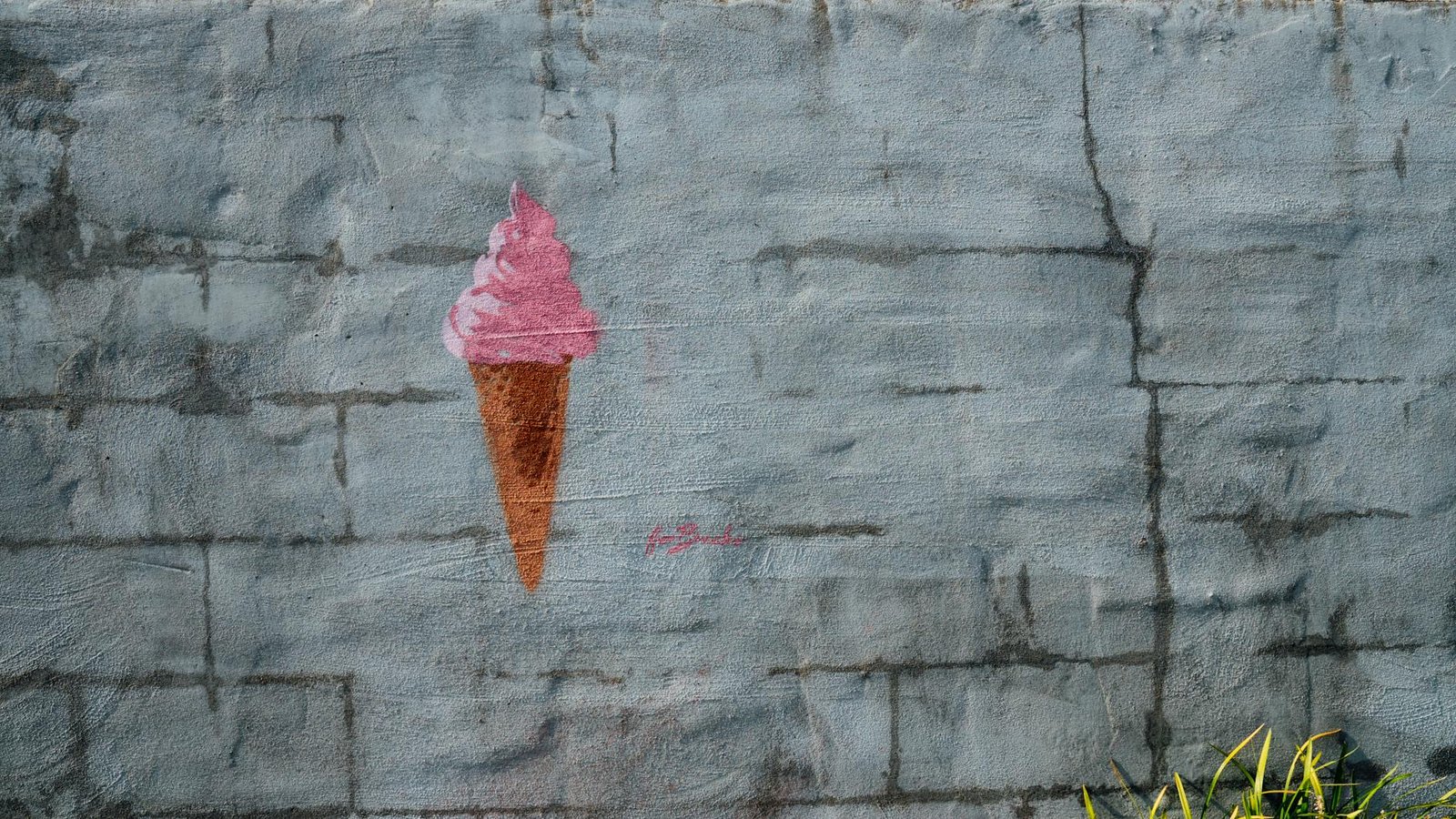 pink and brown ice cream illustration